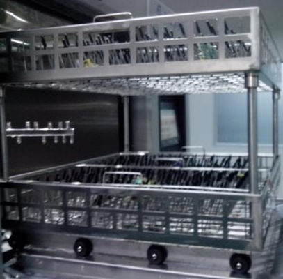 PLC SUS304 Leiterplattenreinigungsmaschine mit Heißlufttrocknungssystem