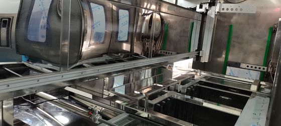 0.3Mpa-0.6Mpa Korbreinigungsmaschine Korrosionsbeständig bei Sprühen