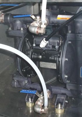 0.45-0.7Mpa Pneumatischer Schablonenreiniger, korrosionsbeständiger Schablonenwascher